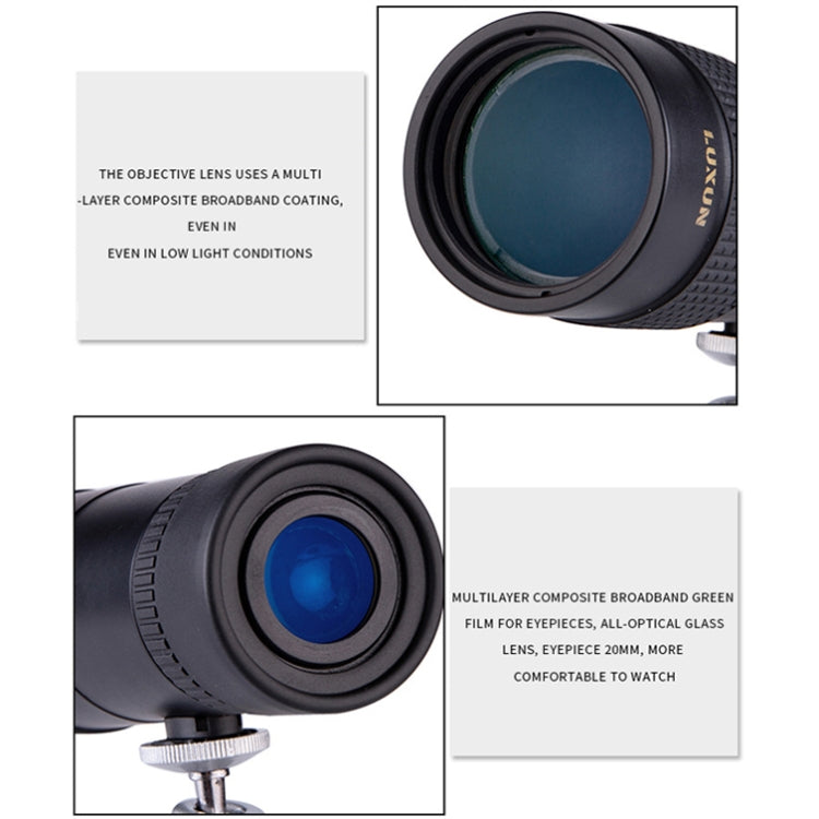 LUXUN 10-30x40 Single-Cylinder HD High-Power Telescope Mobile Phone Mini Telescope(Telescope & Phone Clip & Tripod) - HoMEdemic™ 