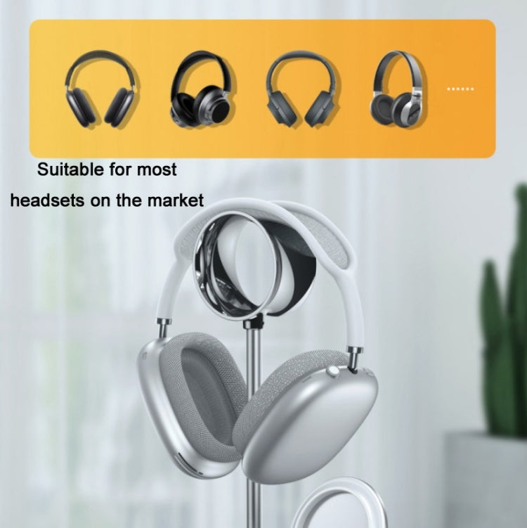 Oatsbasf 5 in 1 Multi-Function Earphone Storage Bracket Wireless Charging Base Bracket(Silver) - HoMEdemic™ 