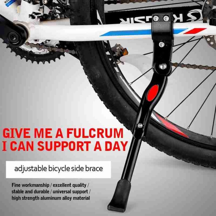 Bicycle Mountain Bike 26 Inch Aluminum Alloy Single Support Car Ladder Foot Support Parking Rack, 26 Inch Black - HoMEdemic™ 