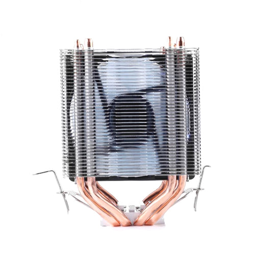 Desktop Computer 4 Copper Tube CPU Radiator Super Quiet Blue Light 3-pin Single Fan - HoMEdemic™ 