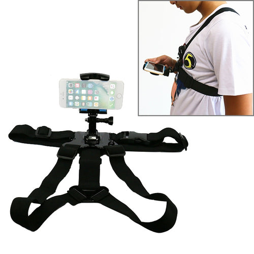 Chest Fixed Strap Mobile Phone Holder for 4-6.5 inch Mobile Phone - HoMEdemic™ 