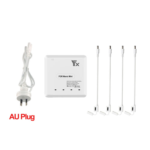 For DJI Mavic Mini Charger Battery USB 6 in 1 Hub Intelligent Battery Controller Charger, Plug Type:AU Plug - HoMEdemic™ 