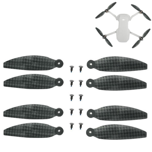 2 Pairs RCSTQ For DJI Mavic Mini Drone Carbon Fiber Propeller - HoMEdemic™ 