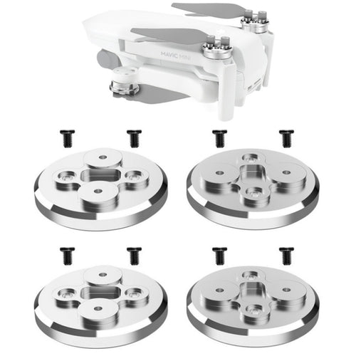 RCSTQ 4 PCS Motor Protective Cover Aluminum Alloy Motors Cap Protector with Blade Screw Set for DJI Mavic Mini - HoMEdemic™ 