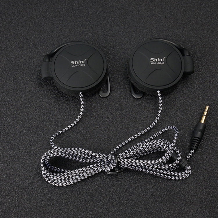 Shini Q940 3.5mm Super Bass EarHook Earphone for Mp3 Player Computer Mobile(Black No Mic) - HoMEdemic™ 
