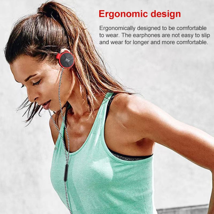 Shini Q940 3.5mm Super Bass EarHook Earphone for Mp3 Player Computer Mobile(Red No Mic) - HoMEdemic™ 