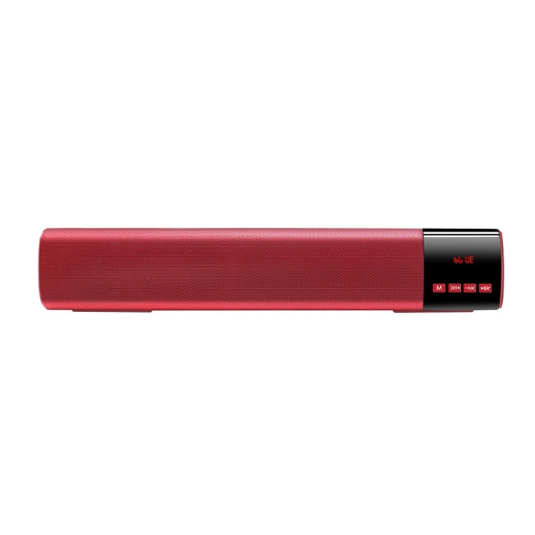TOPROAD High Power 10W HIFI Portable Wireless Bluetooth Speaker Stereo Soundbar TF FM USB Subwoofer Column for Computer TV Phone(Red) - HoMEdemic™ 