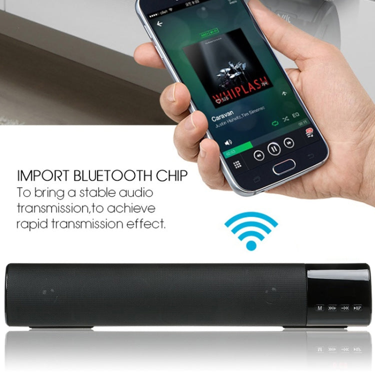 TOPROAD High Power 10W HIFI Portable Wireless Bluetooth Speaker Stereo Soundbar TF FM USB Subwoofer Column for Computer TV Phone(Blue) - HoMEdemic™ 