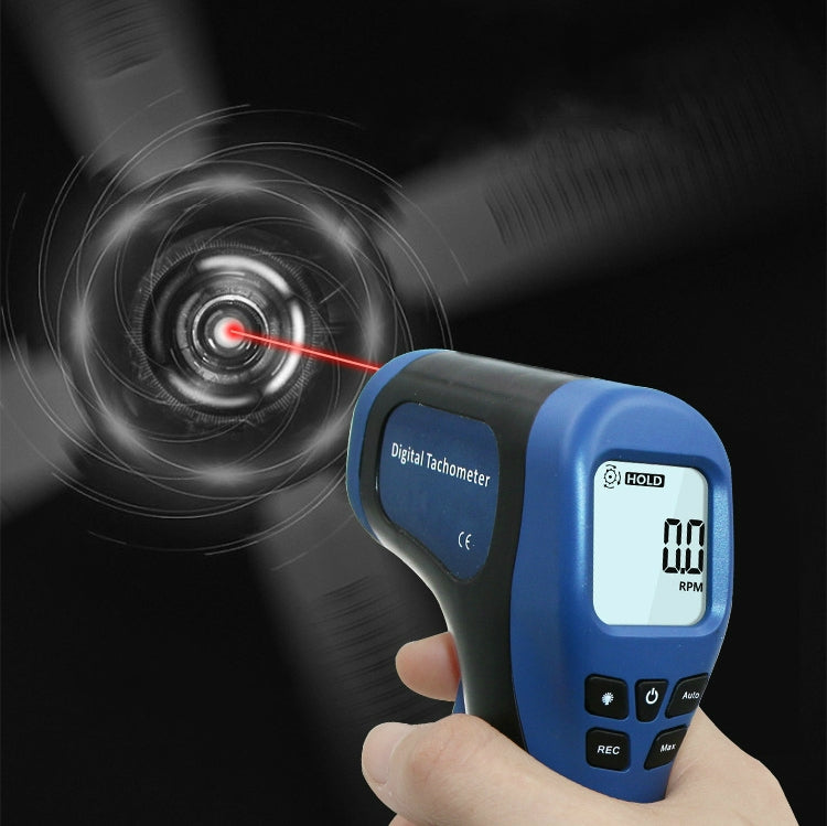 Non-contact High-precision Tachometer Digital Display Motor Speedometer - HoMEdemic™ 