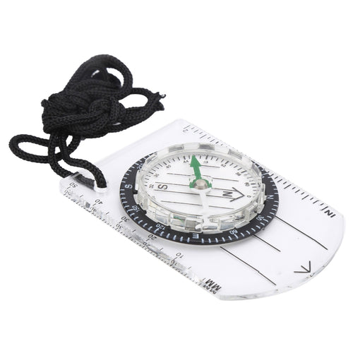 Professional Mini Compass Map Scale Ruler Multifunctional Equipment Outdoor Hiking Camping Survival, Mini - HoMEdemic™ 