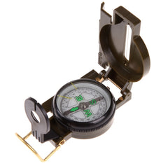 Portable Folding Army Green Lens Compass Multifunction Mini Camping Climbing Outdoor Tool, Army Green - HoMEdemic™ 