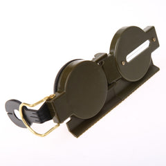 Portable Folding Army Green Lens Compass Multifunction Mini Camping Climbing Outdoor Tool, Army Green - HoMEdemic™ 