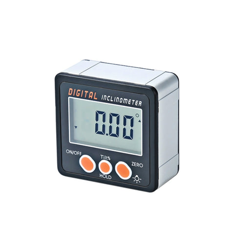 IP54 Precision Electronic Digital Display Inclinometer 4 x 90 Degree Protractor Angle Box - HoMEdemic™ 