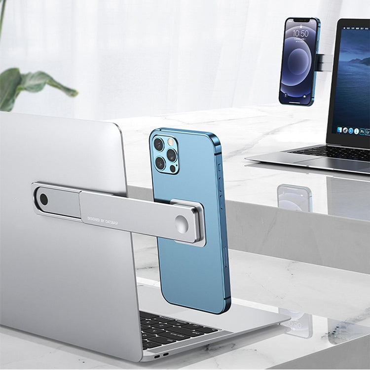 Oatsbasf  Mobile Phone Computer Sync Screen Aluminum Alloy Bracket Computer Expansion Bracket(Silver) - HoMEdemic™ 