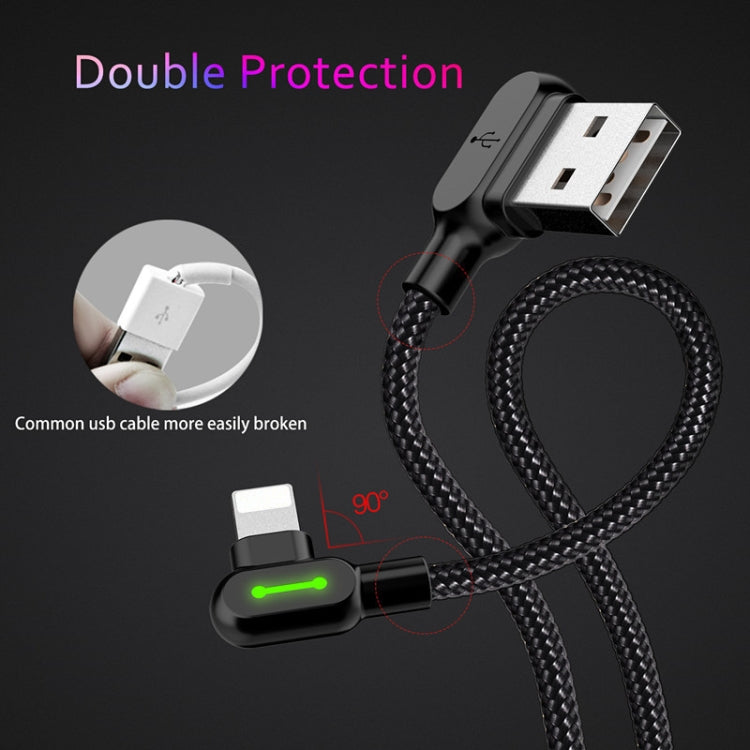 MCDODO 2A USB to 8 Pin Fast Charging Data Cable, Length:1.2m(Black) - HoMEdemic™ 
