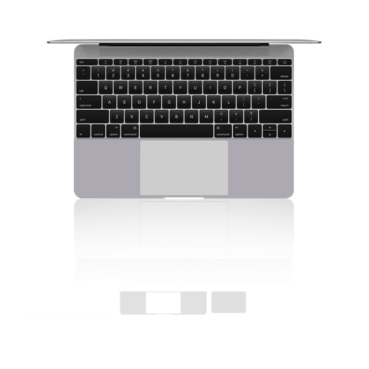JRC 2 in 1 Laptop Palm Rest Sticker + Touchpad Film Set For MacBook Pro 13.3 inch A2289 & A2251 (2020)(Silver) - HoMEdemic™ 
