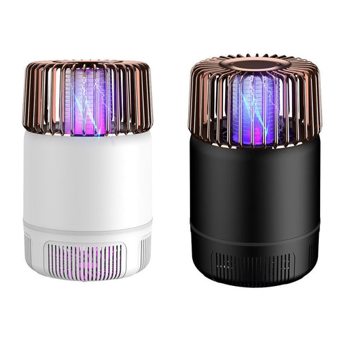 USB Photocatalyst Mosquito Killer Electrical Shock Two-In-One Mosquito Killer White Gold  (Electric Shock + Suction) - HoMEdemic™ 