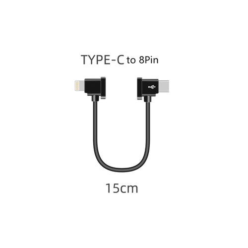 Sunnylife TY-X9304 Suitable For DJI Mavic Air 2S / DJI FPV Flight Glasses V2 / Mavic Mini2 / Osmo Pocket 2 Mobile Phone Tablet Cable 15cm Type-C to 8 Pin Cable - HoMEdemic™ 