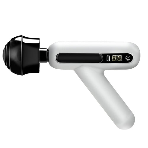 Mini Portable USB Rechargeable Electric Fascia Gun Muscle 12-speed Adjustable LCD Touch Screen Massage Gun - HoMEdemic™ 