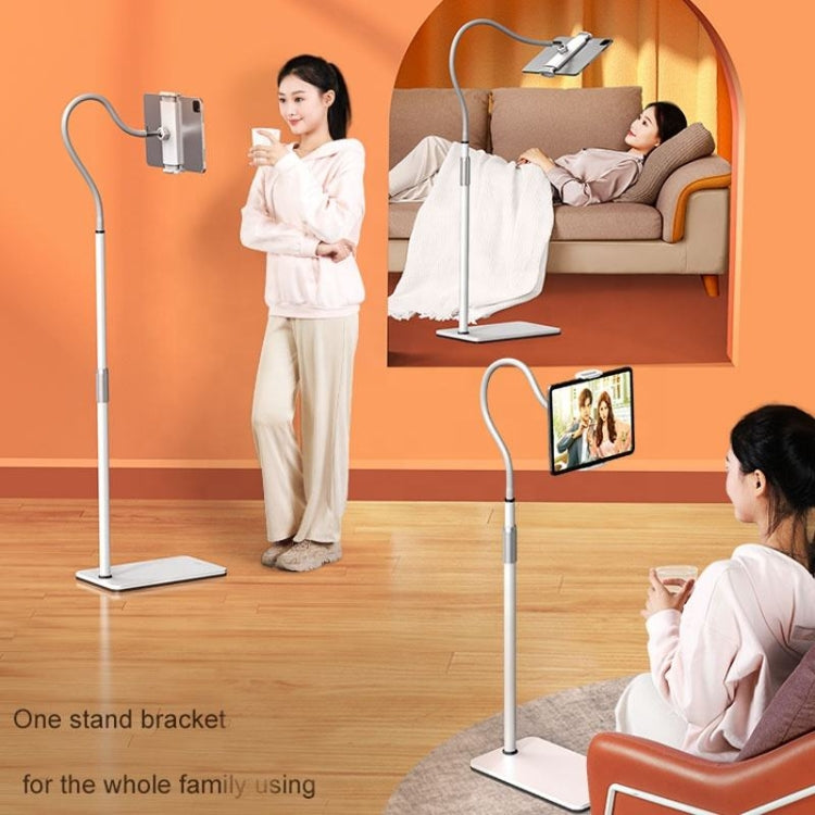 SSKY L6 Bedside Sofa Live Landing Phone Tablet Computer Bracket, Style: Base Heavy Telescopic Version (Black) - HoMEdemic™ 