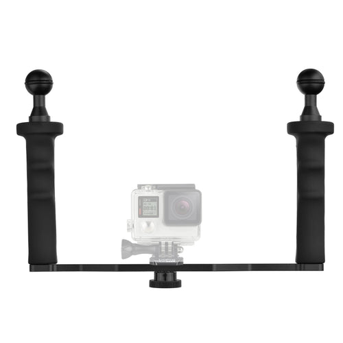 XTGP324A Dual Handle Aluminium Tray Stabilizer for Underwater Camera Housings - HoMEdemic™ 