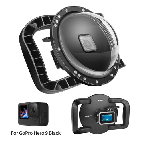 SHOOT XTGP559 Dome Port Underwater Diving Camera Lens Transparent Cover Housing Case For GoPro HERO10 Black / HERO9 Black - HoMEdemic™ 