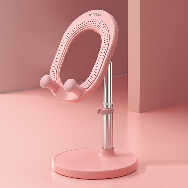 OATSBASF Live Telescopic Desktop Compact Portable Phone Holder, Standard: Bracket Pink - HoMEdemic™ 