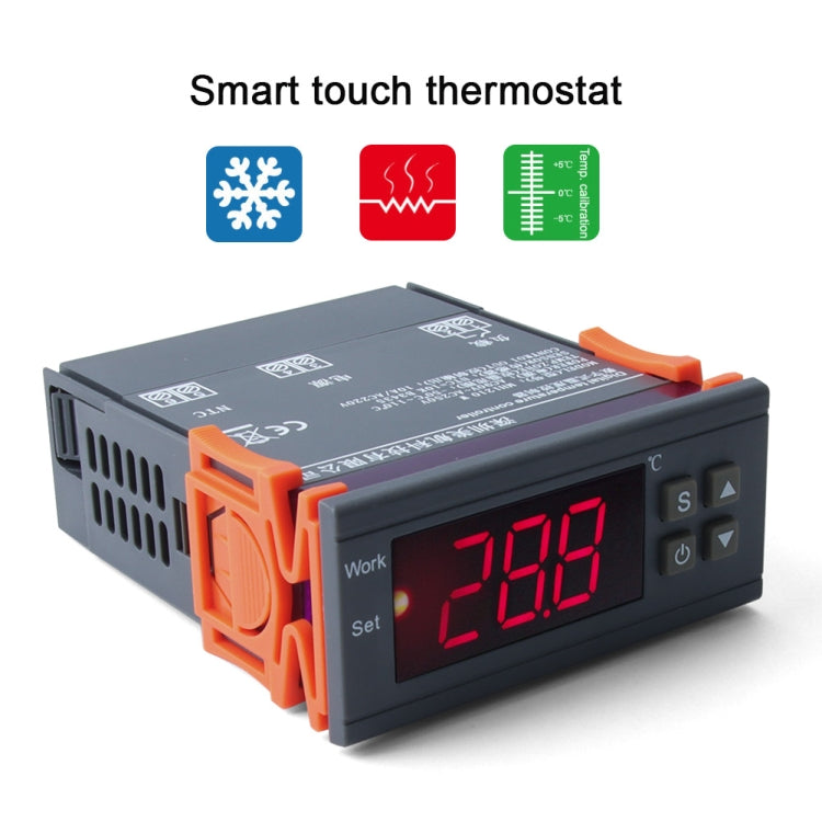 MH-1210W Digital LCD Temperature Controller Thermocouple Thermostat Regulator with Sensor Termometer, Temperature Range: -50 to 110 Degrees Celsius, MH-1210W - HoMEdemic™ 