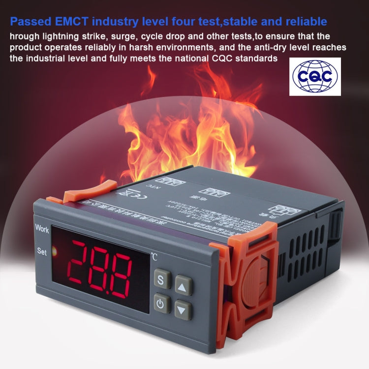 MH-1210W Digital LCD Temperature Controller Thermocouple Thermostat Regulator with Sensor Termometer, Temperature Range: -50 to 110 Degrees Celsius, MH-1210W - HoMEdemic™ 