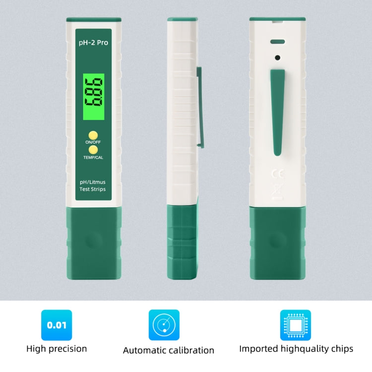 PH-2 Pro Litmus Tester Litmus Test Paper Color Change PH Meter Water Quality Meter - HoMEdemic™ 