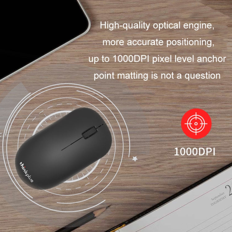 Lenovo Thinkplus WL80 Business Portable Ergonomic Wireless Mouse - HoMEdemic™ 