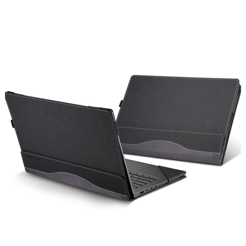 For Samsung Galaxy Book 3 Pro 16 Inch Leather Laptop Anti-Fall Protective Case(Black) - HoMEdemic™ 