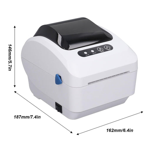 Xprinter XP-320B 80mm Thermal Barcode Supermarket Cashier Label Printer, Spec: USB+Bluetooth(EU Plug) - HoMEdemic™ 