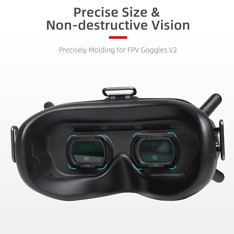 Sunnylife FV-Q9334 2 PCS Myopia Lens Nearsighted Corrective Aspherical Lens for DJI FPV Goggles V2, Colour: 550 Degree - HoMEdemic™ 