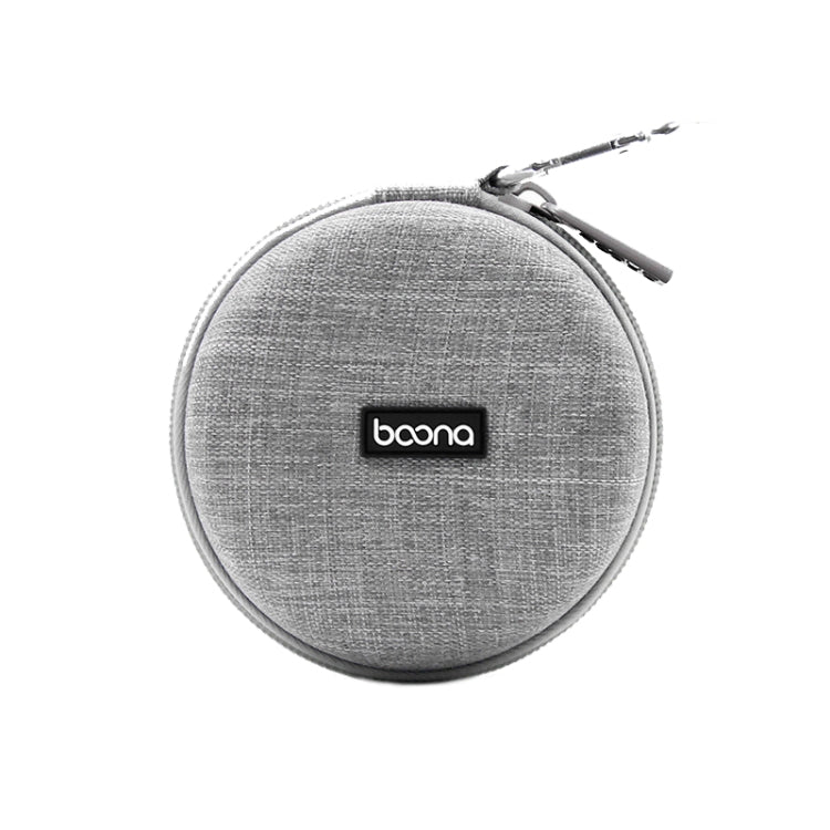 Baona BN-F009 Oxford EVA Storage Bag Box with Carabiner for Headphone / Earphone & Data Cable(Gray) - HoMEdemic™ 