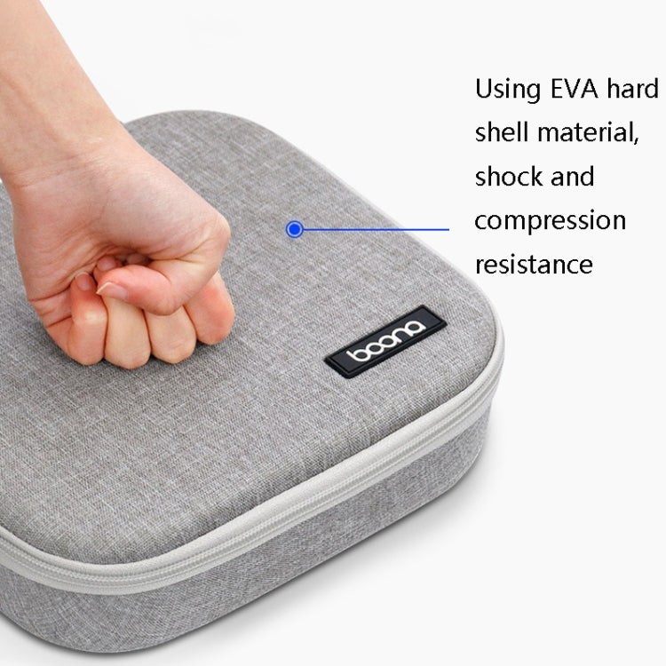 Baona BN-F030 EVA Hard Shell Anti-Stress Headphones Storage Bag for AirPods Max(Black) - HoMEdemic™ 