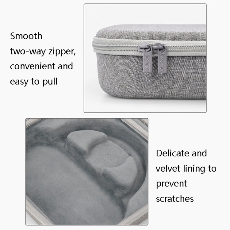 Baona BN-F030 EVA Hard Shell Anti-Stress Headphones Storage Bag for AirPods Max(Grey) - HoMEdemic™ 