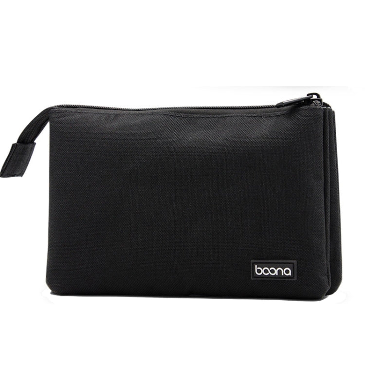 Baona BN-E002 Dual-layer Digital Storage Bag Data Cable Travel Organizing Bag(Black) - HoMEdemic™ 