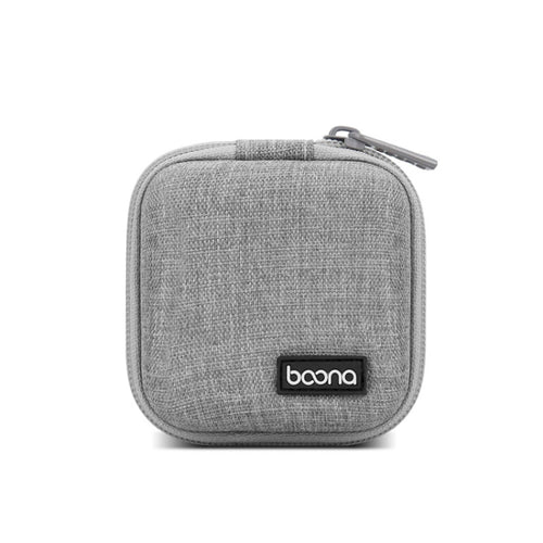 2 PCS Baona BN-F001 Headset Oxford EVA Storage Box Data Cable Charger Organizing Box(Gray) - HoMEdemic™ 