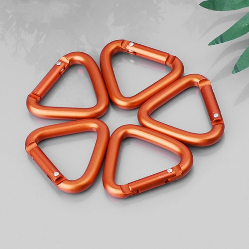 2PCS Triangle Carabiner Outdoor Camping Hiking Keychain Snap Clip Hook Kettle Buckle Carabiner Accessories - HoMEdemic™ 
