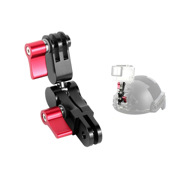 Aluminium Alloy 360 Degree Rotating Mount Adapter Adjustable Arm Connector for GoPro Hero11 Black / HERO10 Black /9 Black /8 Black /7 /6 /5 /5 Session /4 Session /4 /3+ /3 /2 /1, DJI Osmo Action and Other Action Cameras(Red) - HoMEdemic™ 
