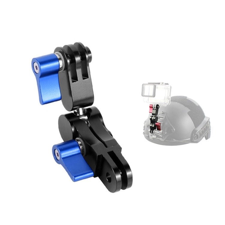 Aluminium Alloy 360 Degree Rotating Mount Adapter Adjustable Arm Connector for GoPro Hero11 Black / HERO10 Black /9 Black /8 Black /7 /6 /5 /5 Session /4 Session /4 /3+ /3 /2 /1, DJI Osmo Action and Other Action Cameras(Blue) - HoMEdemic™ 