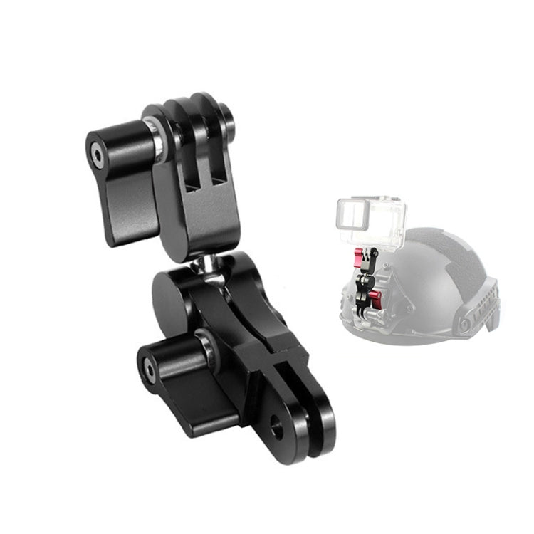 Aluminium Alloy 360 Degree Rotating Mount Adapter Adjustable Arm Connector for GoPro Hero11 Black / HERO10 Black /9 Black /8 Black /7 /6 /5 /5 Session /4 Session /4 /3+ /3 /2 /1, DJI Osmo Action and Other Action Cameras(Black) - HoMEdemic™ 