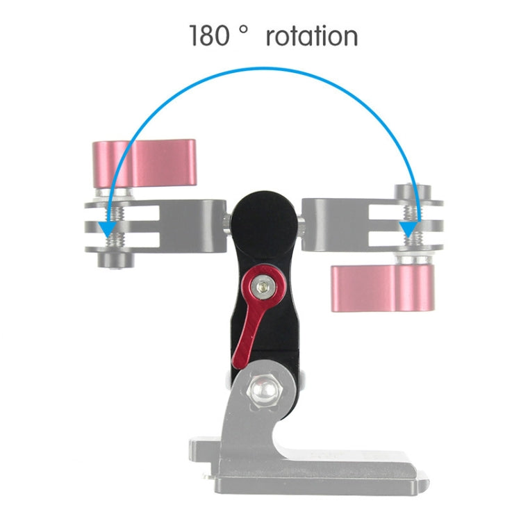Aluminium Alloy 360 Degree Rotating Mount Adapter Adjustable Arm Connector for GoPro Hero11 Black / HERO10 Black /9 Black /8 Black /7 /6 /5 /5 Session /4 Session /4 /3+ /3 /2 /1, DJI Osmo Action and Other Action Cameras(Blue) - HoMEdemic™ 