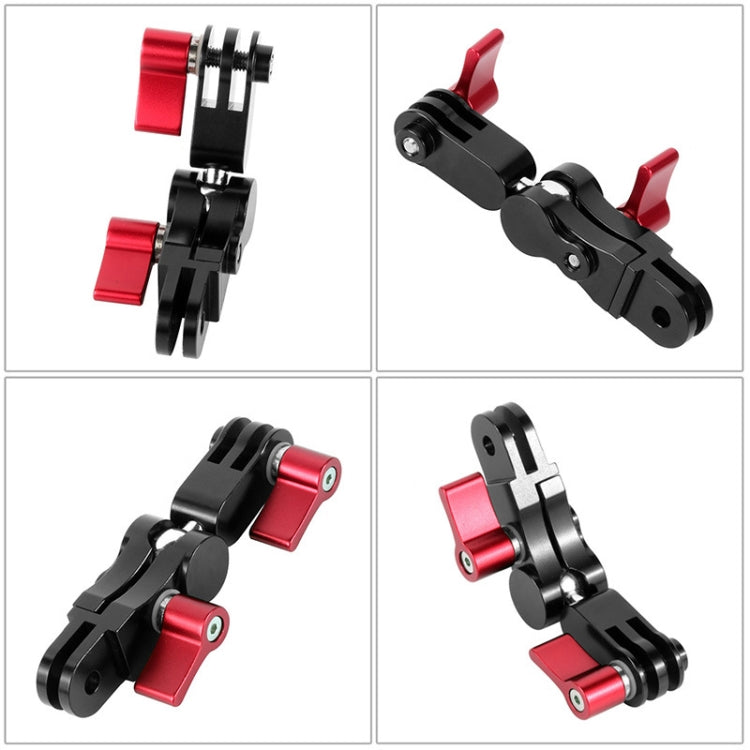 Aluminium Alloy 360 Degree Rotating Mount Adapter Adjustable Arm Connector for GoPro Hero11 Black / HERO10 Black /9 Black /8 Black /7 /6 /5 /5 Session /4 Session /4 /3+ /3 /2 /1, DJI Osmo Action and Other Action Cameras(Blue) - HoMEdemic™ 