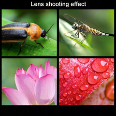 2 PCS 0.45X Ultra-Wide-Angle Macro Combination Mobile Phone External Lens With Clip, Black, Rose Gold, Gold - HoMEdemic™ 