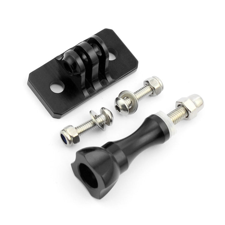 Aluminum Alloy Tripod Head Helmet Fixed Adapter Mount for GoPro Hero11 Black / HERO10 Black /9 Black /8 Black /7 /6 /5 /5 Session /4 Session /4 /3+ /3 /2 /1, DJI Osmo Action and Other Action Cameras(Black) - HoMEdemic™ 