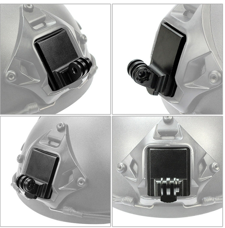 Classic Version Helmet Base Adapter Fixed Mount Hunting CS NVG Bracket for GoPro Hero11 Black / HERO10 Black /9 Black /8 Black /7 /6 /5 /5 Session /4 Session /4 /3+ /3 /2 /1, DJI Osmo Action and Other Action Cameras - HoMEdemic™ 