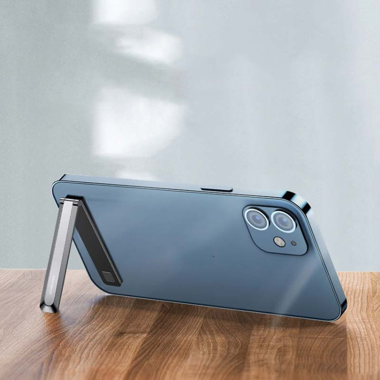 Oatsbasf 03654 Mini Mobile Phone Holder Back Sticker Portable Folding Desktop Multifunctional Magnetic Stand(Grey) - HoMEdemic™ 