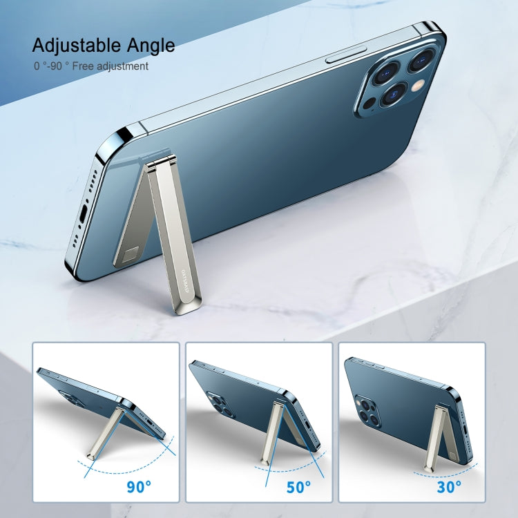 Oatsbasf 03654 Mini Mobile Phone Holder Back Sticker Portable Folding Desktop Multifunctional Magnetic Stand(Gold) - HoMEdemic™ 